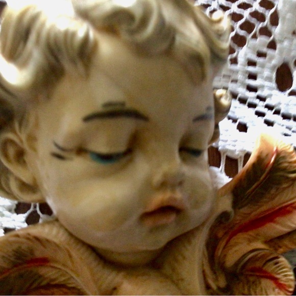Cherub angel vintage ornament - Picture 2 of 7